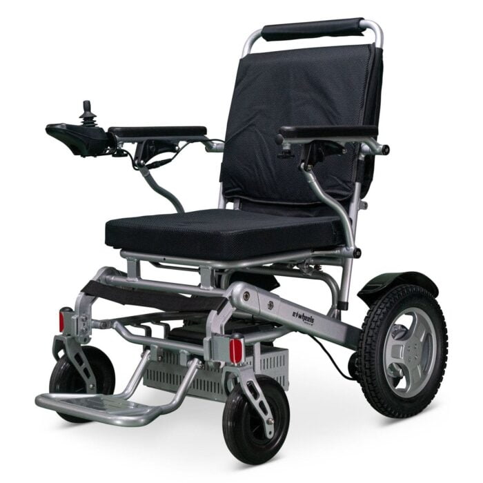 EWheels EW-M45 Power Wheelchair Silver