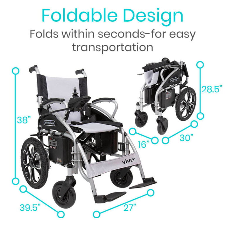 Vive Health Compact Power Wheelchair