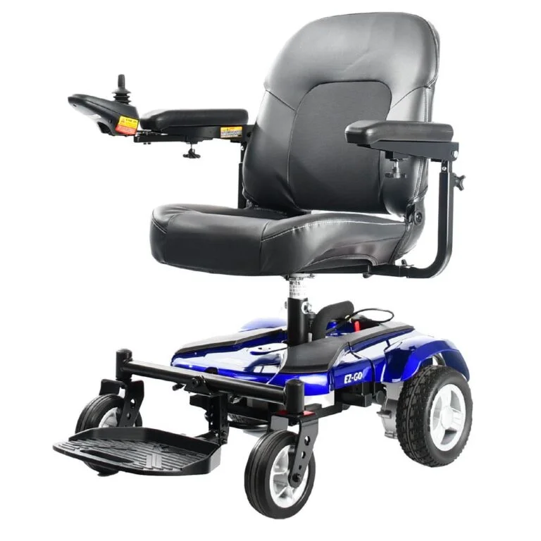Merits Health EZ-GO P321A Power Wheelchair Blue